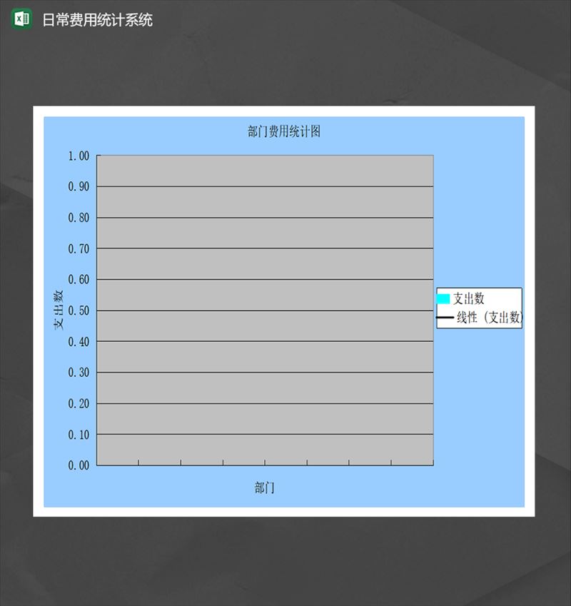 公司日常支出费用统计表财务报表Excel模板-1