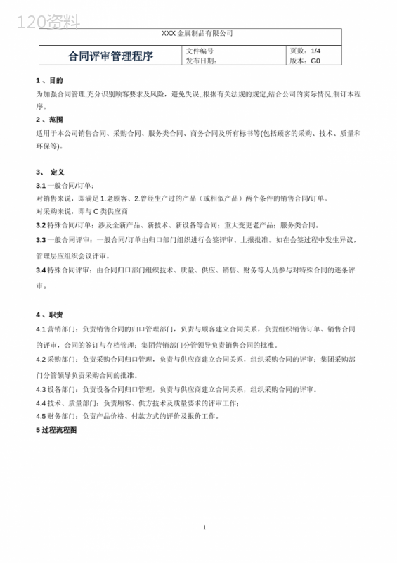 合同评审与管理流程操作规范指南