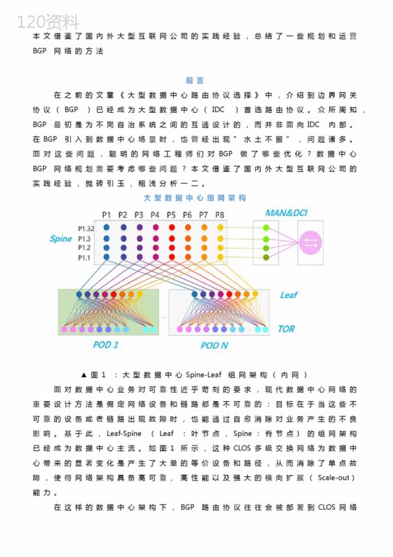 技术盛宴丨大型数据中心BGP路由协议规划