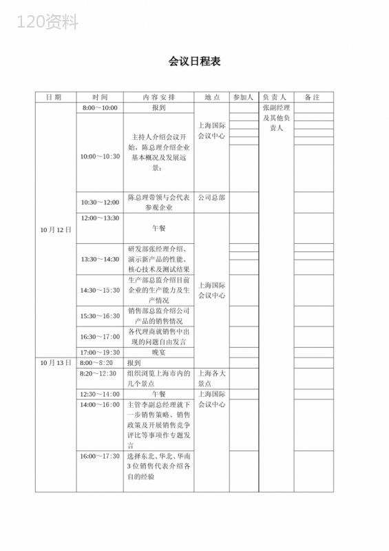 会议日程表 (2)