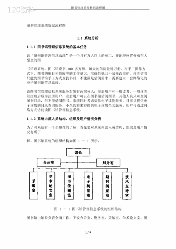 图书管理系统数据流程图