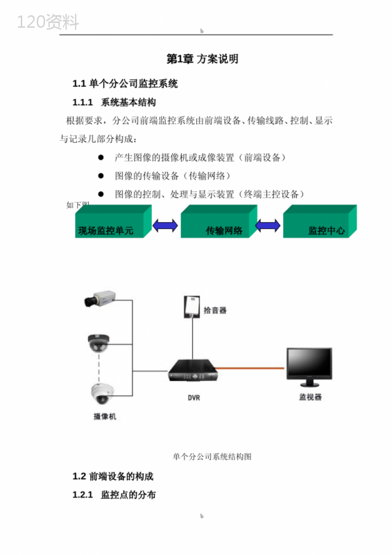 视频监控联网解决方案