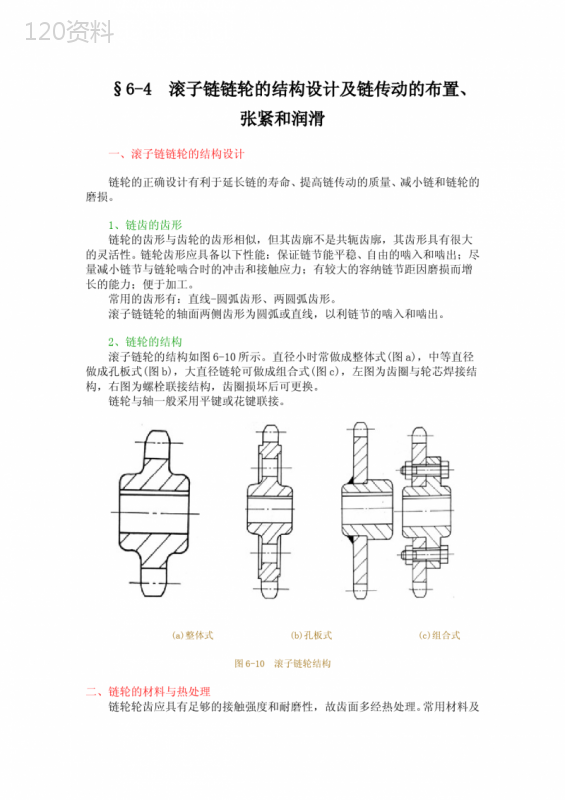 链轮标准