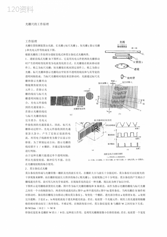 光栅尺的工作原理