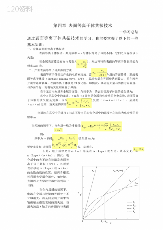 第四章-表面等离子体共振技术总结