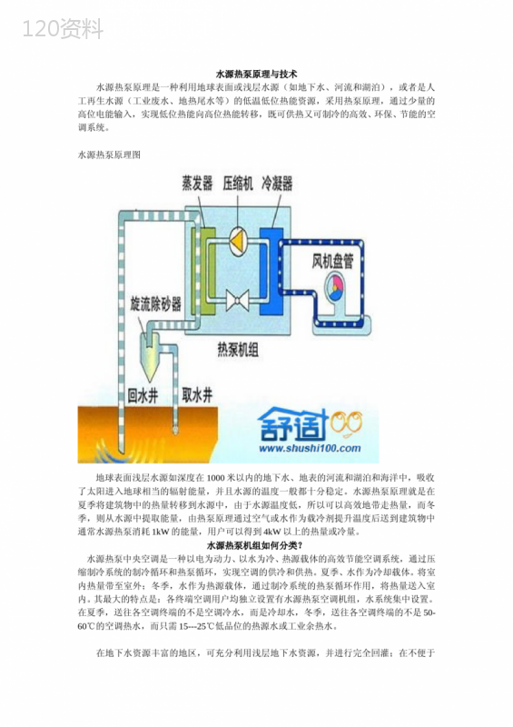 水源热泵原理与技术