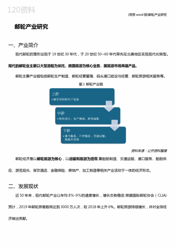 (完整word版)邮轮产业研究