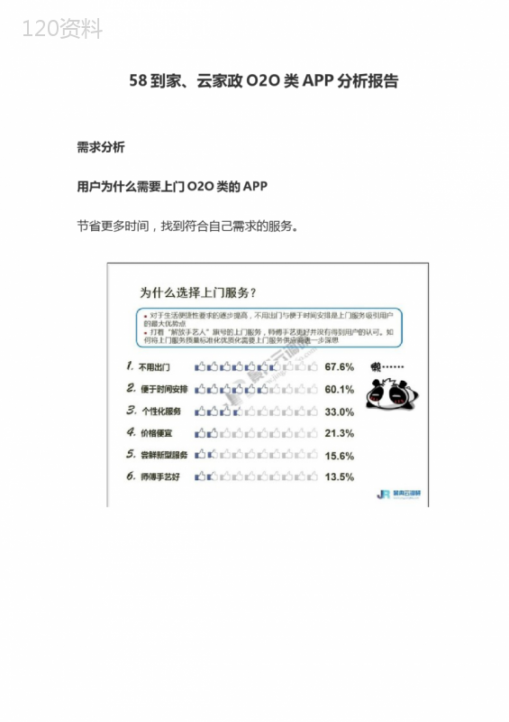 58到家等APP分析