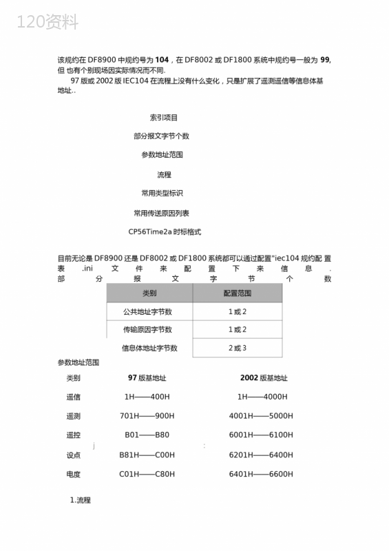 IEC104规约流程