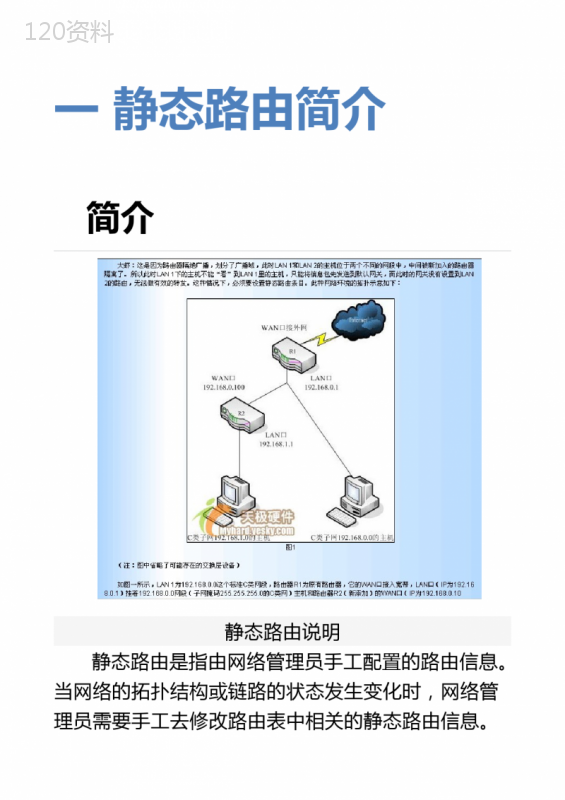 静态路由简介和应用