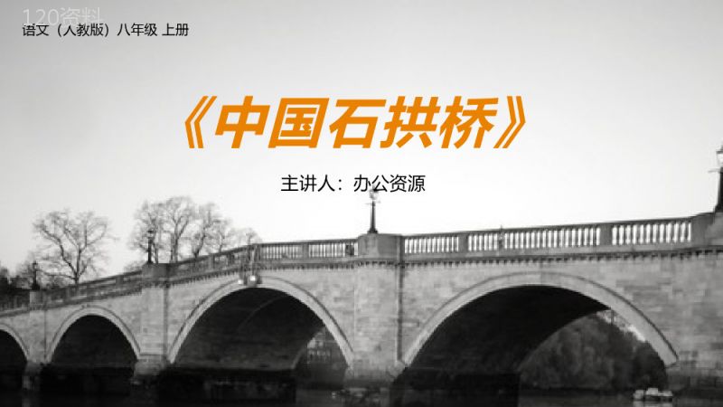 《中国石拱桥》人教版八年级上册语文PPT课件.pptx