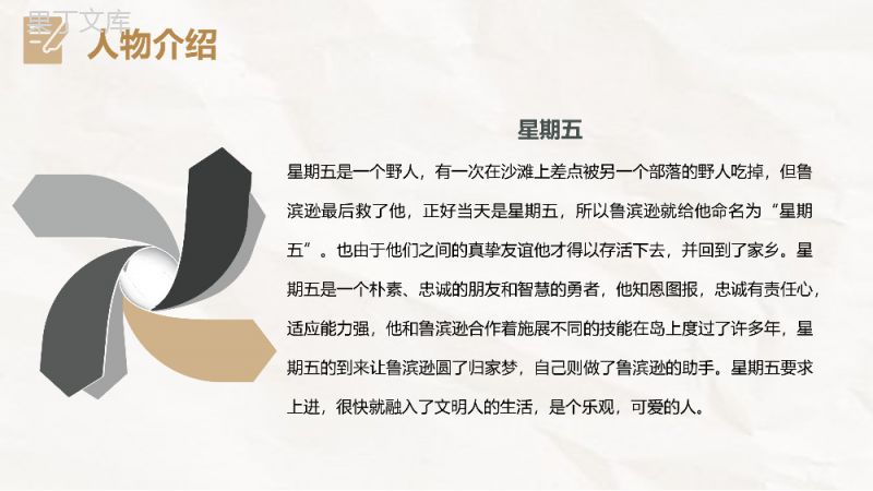 中小学必读名著之鲁滨逊漂流记丹尼尔笛福著读后感语文教育课件PPT模板.pptx