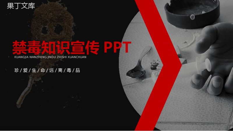 禁毒知识宣传教育培训课件PPT模板.pptx