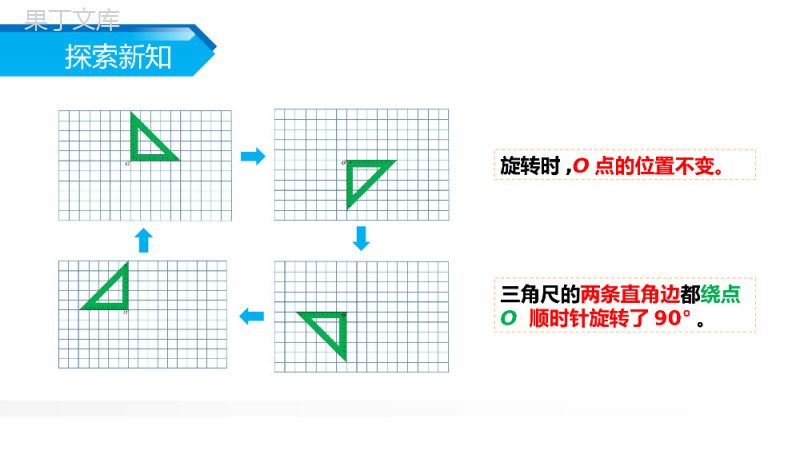 《方格纸上图形的旋转变换》人教版小学五年级下册数学PPT课件（第5.2课时）.pptx