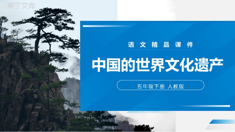 《中国的世界文化遗产》人教版五年级下册语文精品PPT课件.pptx