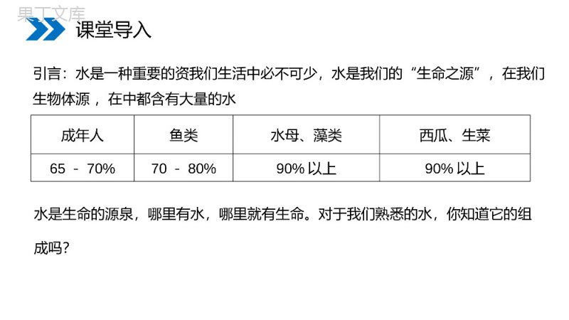 《水的组成》人教版初中化学九年级初三上册PPT课件（第4.3课时）.pptx