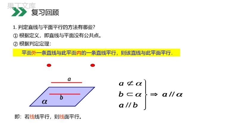 《平面与平面平行的判定》人教版高中数学必修二PPT课件（第2.2.2课时）.pptx