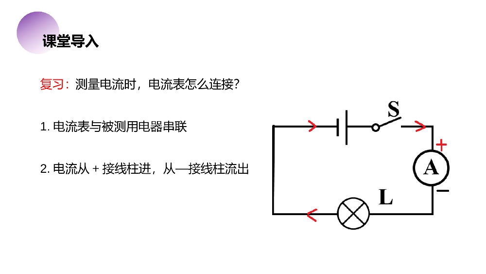 《串并联电路中电流的规律》人教版九年级初三物理PPT课件.pptx