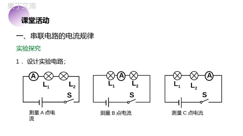 《串并联电路中电流的规律》人教版九年级初三物理PPT课件.pptx