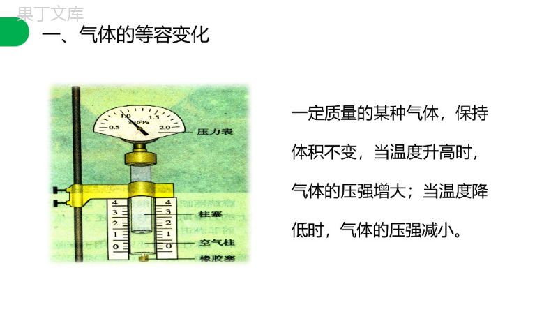 《气体的等容变化和等压变化》人教版高三物理选修3-3PPT课件.pptx