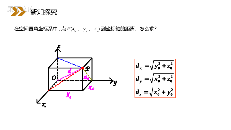 《空间中两点的距离公式》人教版高中数学必修二PPT课件（第4.3.2课时）.pptx