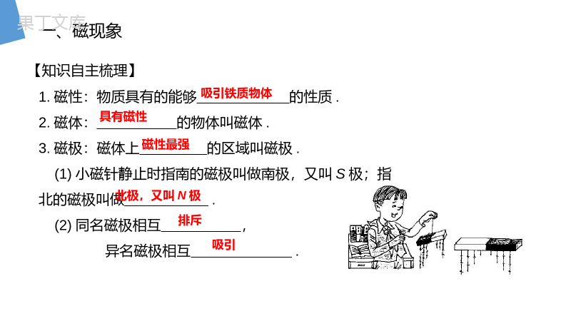 《磁现象和磁场》人教版高二物理选修3-1PPT课件.pptx