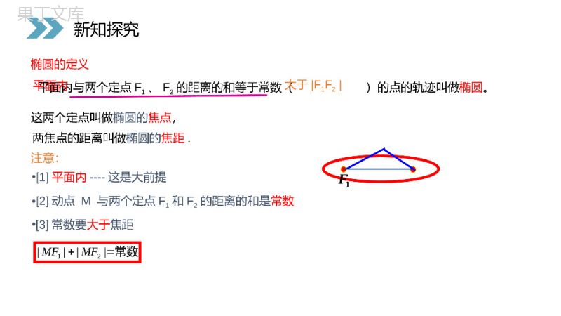 《椭圆及其标准方程》人教版高二数学选修2-1PPT课件（第1课时）.pptx