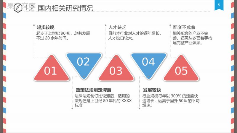 淡雅简约创意信件风设计毕业论文答辩PPT模板.pptx