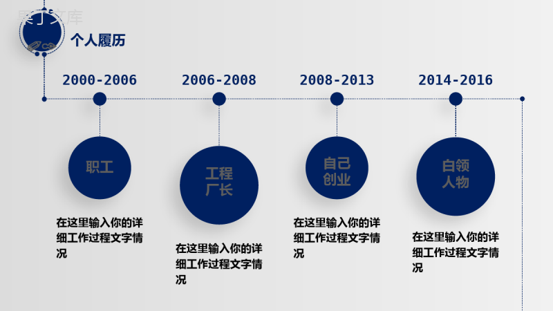 微立体商务时尚个性竞聘简历PPT模板.pptx