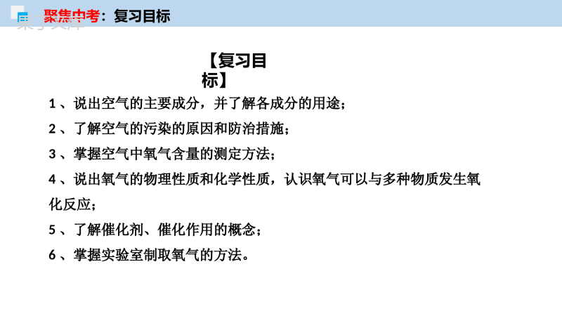 2023年中考化学一轮复习课件专题02-空气和氧气