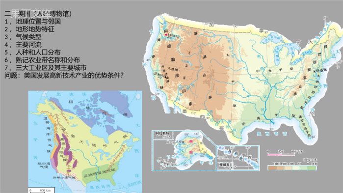 2023年中考地理复习--认识国家复习课件