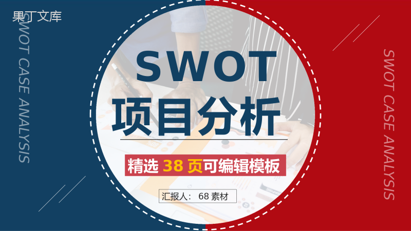 企业部门SWOT案例分析模板公司发展情况战略分析总结汇报PPT模板