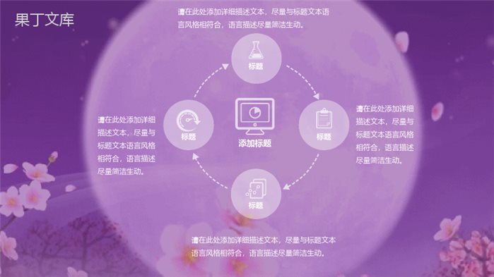 紫色唯美大气情满中秋节活动策划PPT模板.pptx