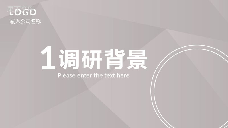 市场商业项目调研报告分析融资计划报告介绍PPT模板.pptx