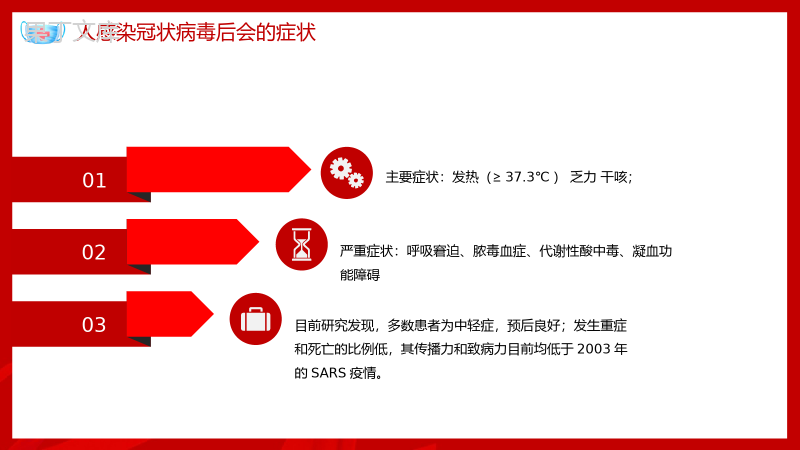 橙红色简约新型冠状病毒预防知识介绍PPT模板.pptx