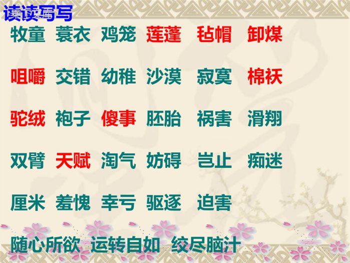 人教版五年级下册第二单元完美版