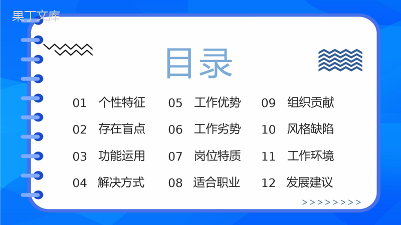 员工职业性格测试MBTI性格分析情况总结ESFP类型工作优势劣势梳理PPT模板