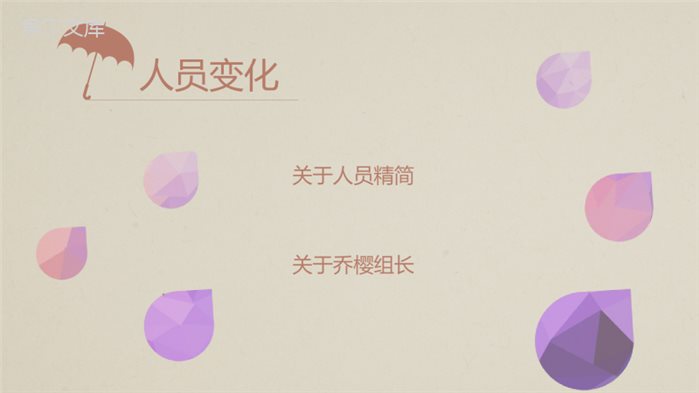 扁平化创意清新商务总结PPT模板