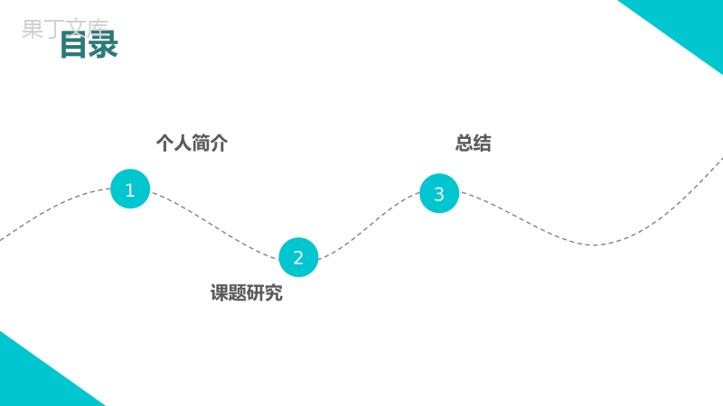 青色扁平化企业班组长年度工作总结述职报告PPT模板