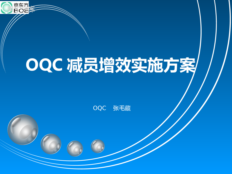 OQC减员增效实施方案