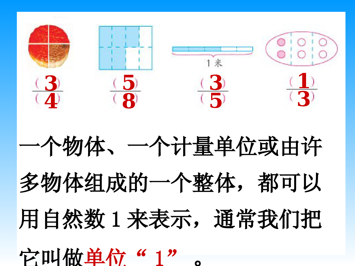 苏教版《分数的意义》课件PPT