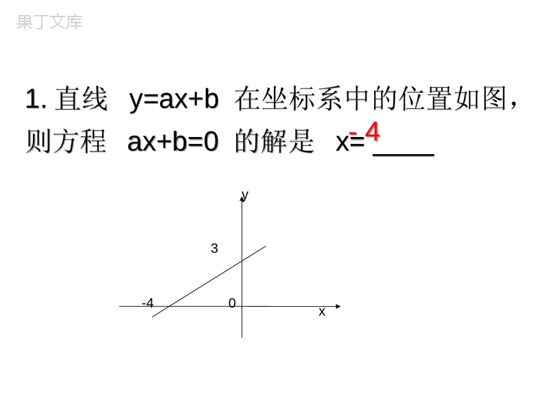 一次函数与一元一次不等式课件