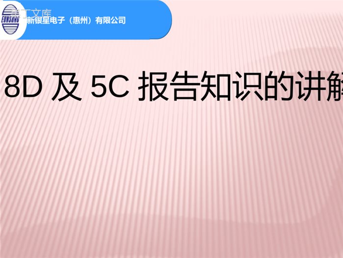 8D及5C报告