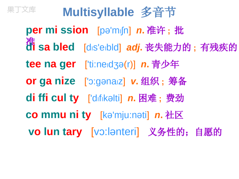 (沪教版)八年级下册-U1-Vocabulary