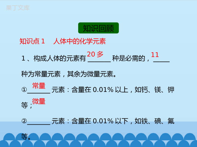 -鲁教版(五四制)化学九年级全一册-5-2-化学元素与人体健康-1(课件)