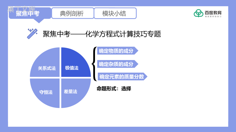 2021-2022初中化学专题复习(“四法”巧解计算之极值法)精品课件