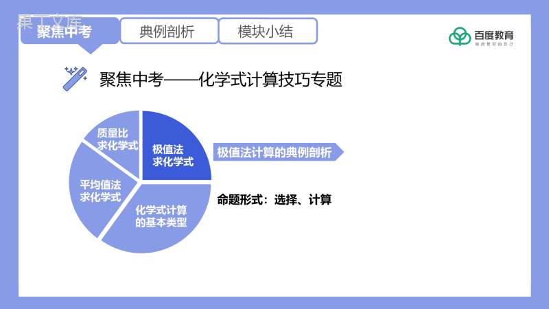 2021-2022初中化学专题复习(极值法巧解化学式计算问题)精品课件