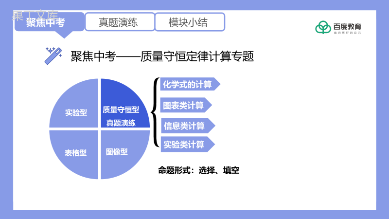 2021-2022初中化学专题复习(突破“四类”计算难点之质量守恒型)精品课件