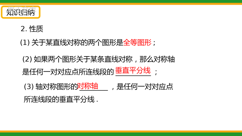 2021人教版初中数学八年级上期中复习-轴对称-精品课件