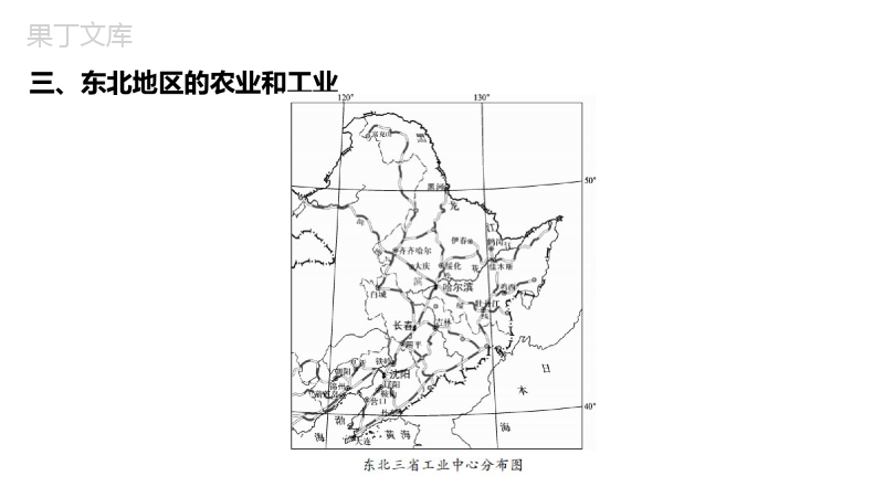 人教版地理八年级下册黄土高原和东北三省复习